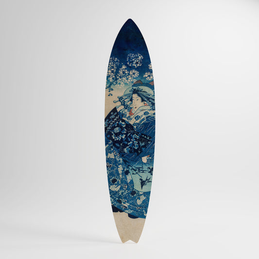 JAPANESE WOMAN Decorative Plywood Surfboard