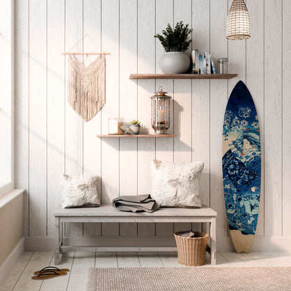 JAPANESE WOMAN Decorative Plywood Surfboard