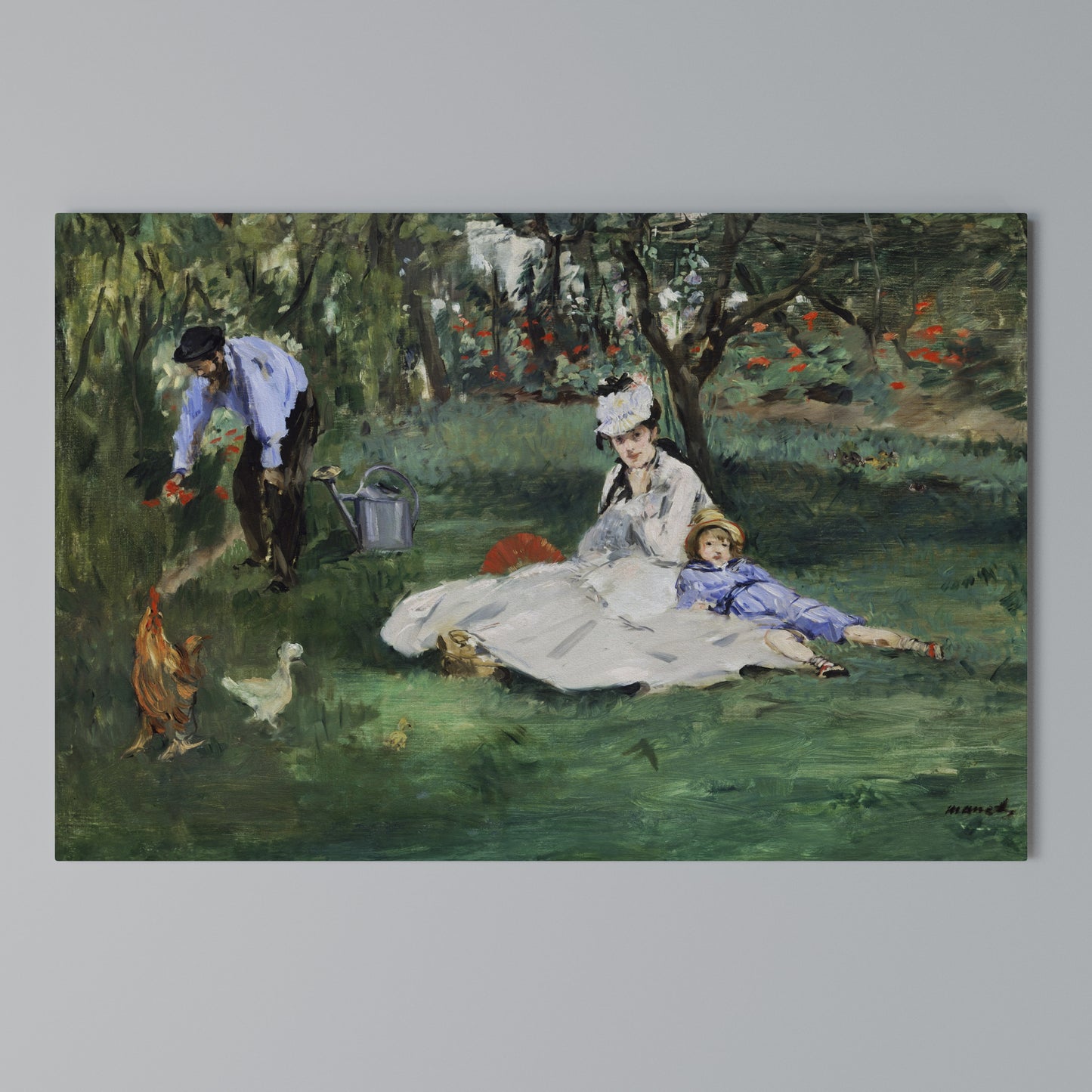 GARDEN OF CHARMS Stampa su tela orizzontale