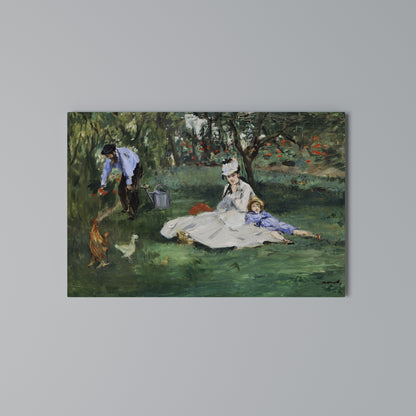 GARDEN OF CHARMS Stampa su tela orizzontale