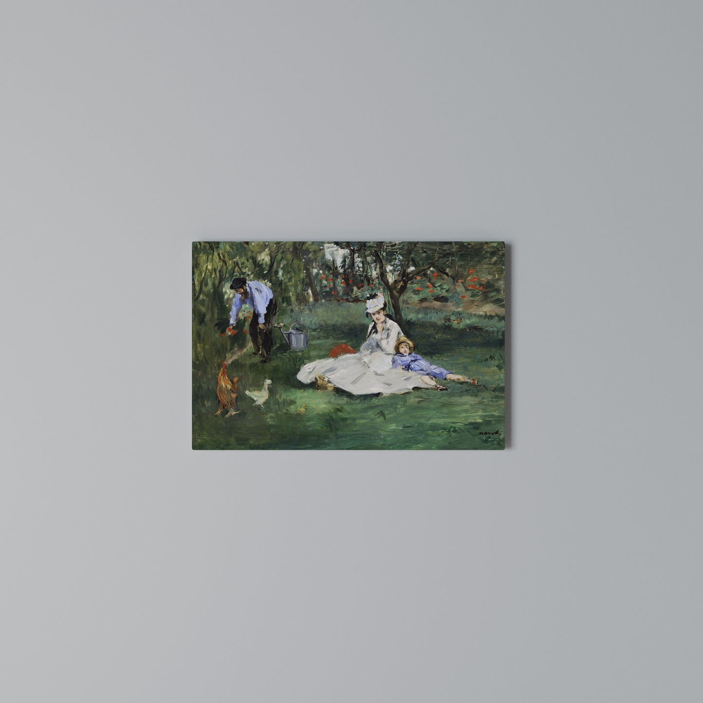 GARDEN OF CHARMS Stampa su tela orizzontale