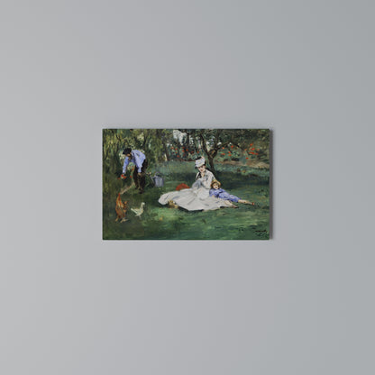 GARDEN OF CHARMS Stampa su tela orizzontale