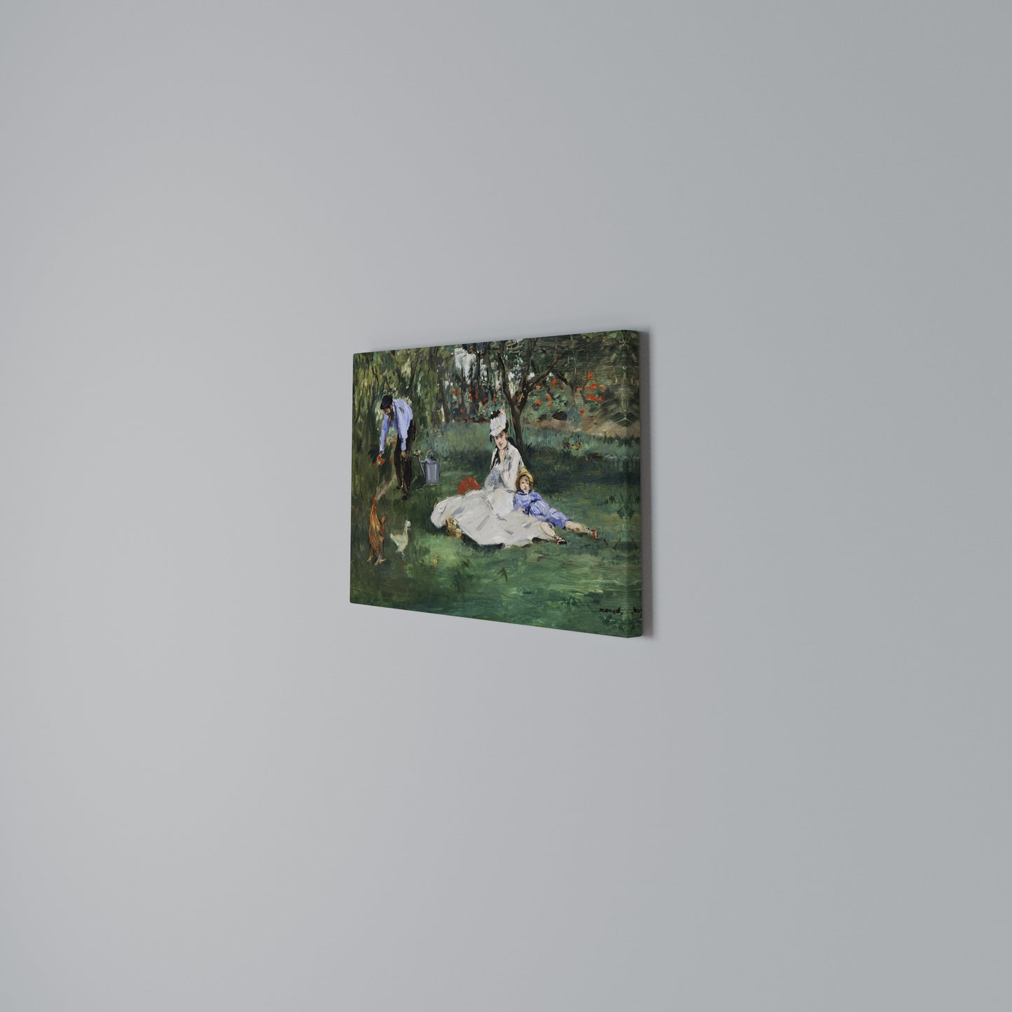 GARDEN OF CHARMS Stampa su tela orizzontale