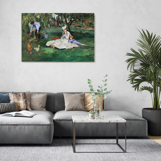 GARDEN OF CHARMS Stampa su tela orizzontale