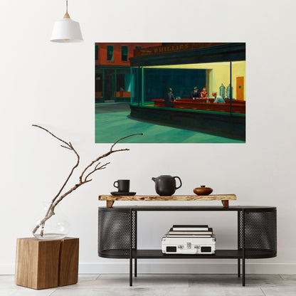 Poster orizzontale stacca e attacca "SERENE EVENING CHAT"