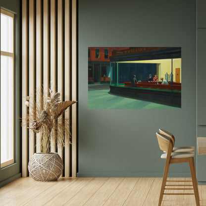 Poster orizzontale stacca e attacca "SERENE EVENING CHAT"