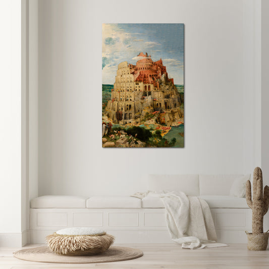ECHOES OF AMBITION Vertical Canvas Print