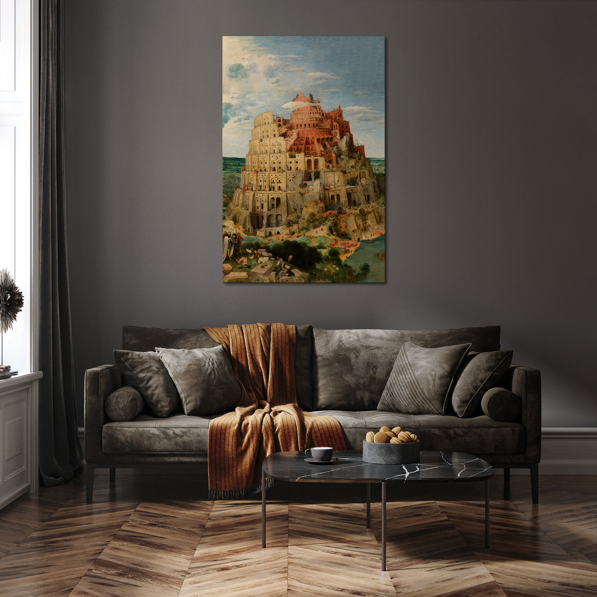 ECHOES OF AMBITION Vertical Canvas Print