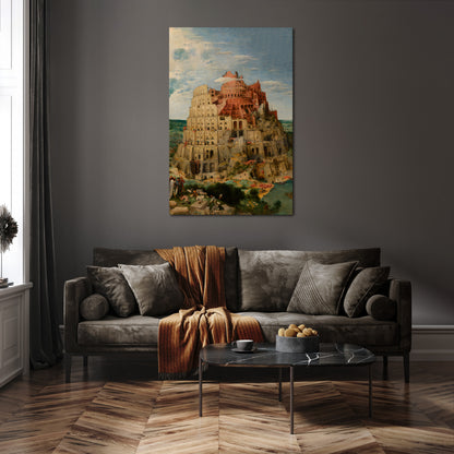 ECHOES OF AMBITION Vertical Canvas Print