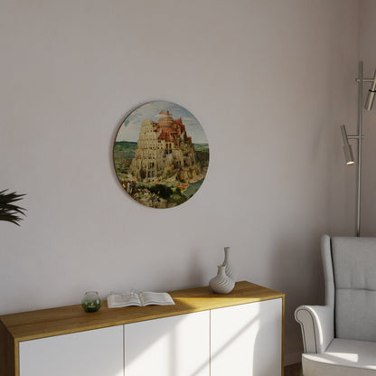 ECHOES OF AMBITION Round Wall Art