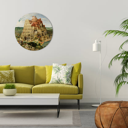 ECHOES OF AMBITION Round Wall Art