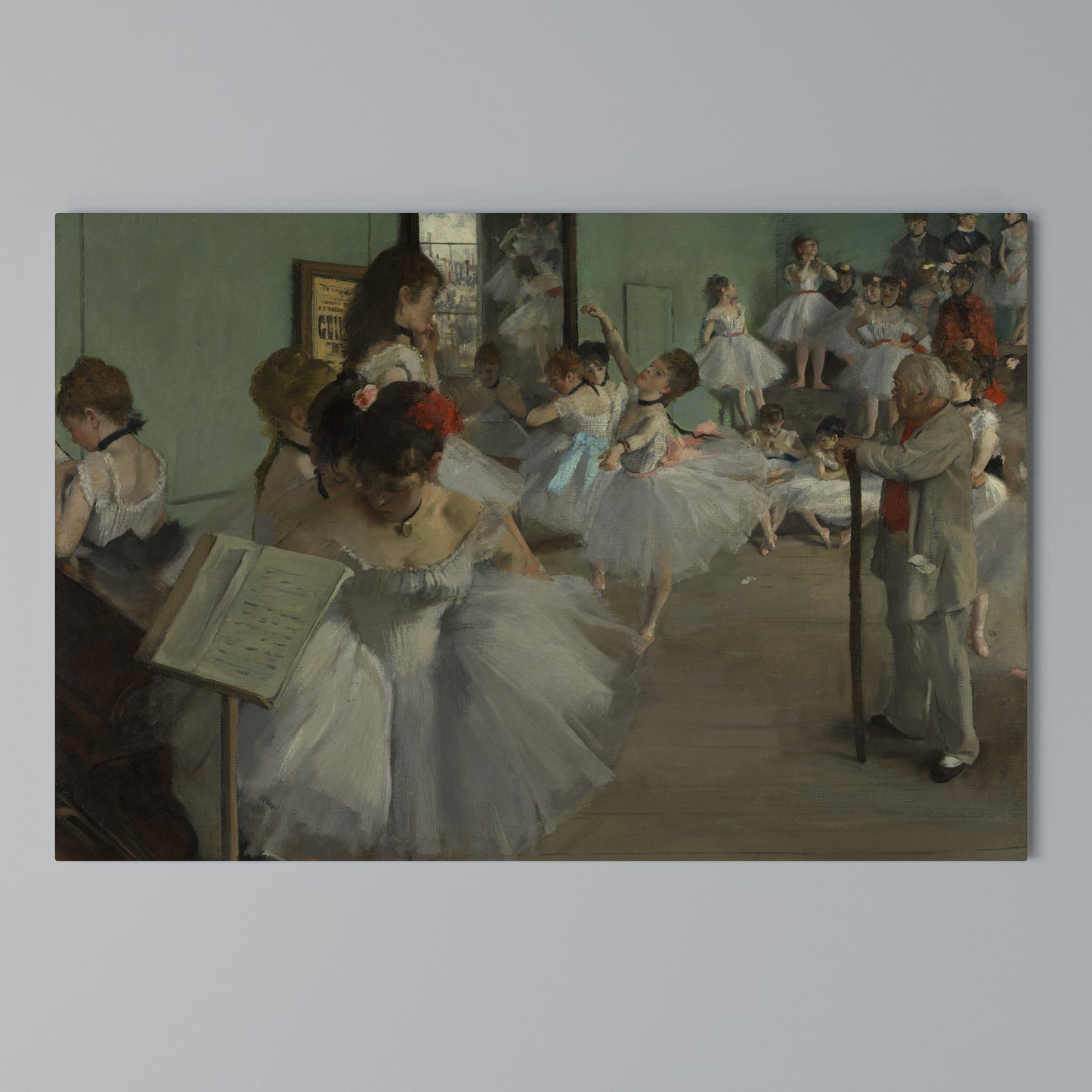 THE DANCE CLASS Stampa su tela orizzontale
