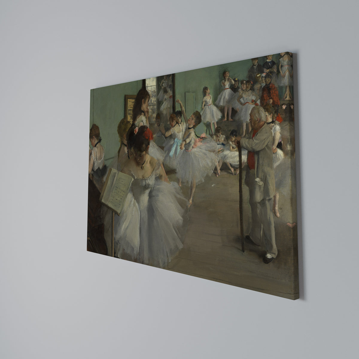 THE DANCE CLASS Stampa su tela orizzontale