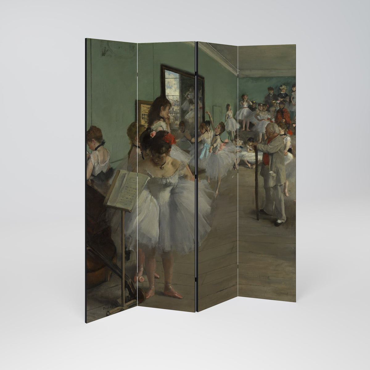 THE DANCE CLASS Decorative 4-Panel Room Divider