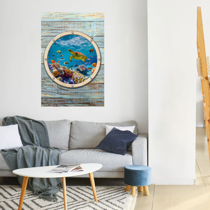 Poster verticale staccabile e attaccabile AQUA ADVENTURE