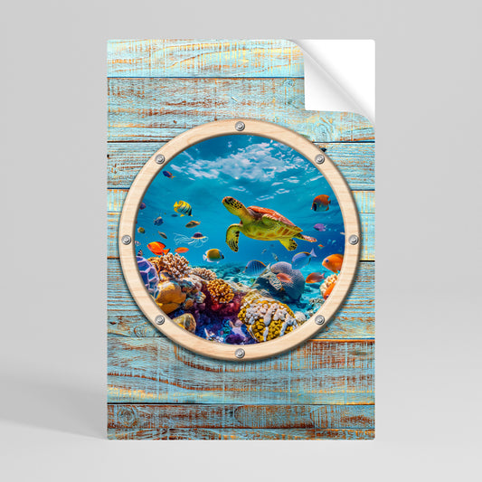 Poster verticale staccabile e attaccabile AQUA ADVENTURE