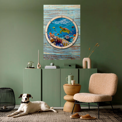 Poster verticale staccabile e attaccabile AQUA ADVENTURE