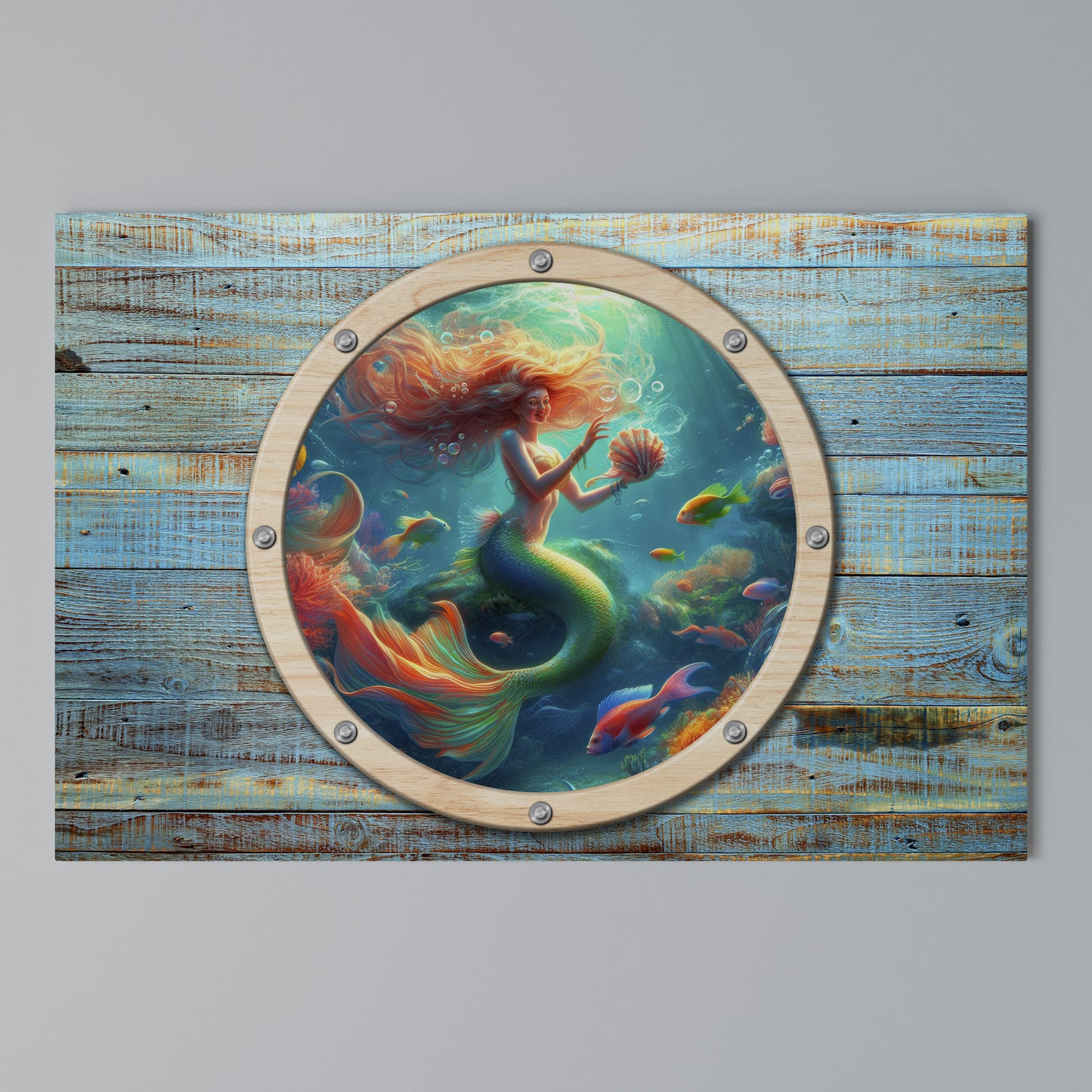 MERMAID DREAMS Stampa su tela orizzontale