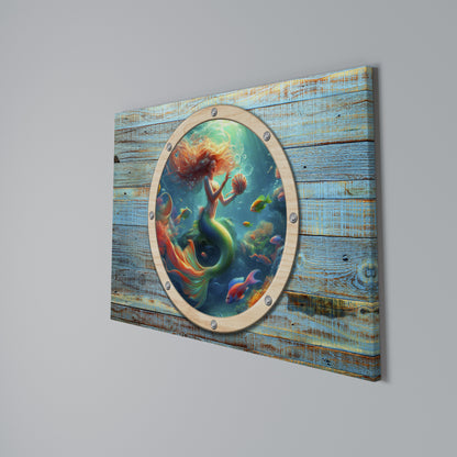 MERMAID DREAMS Stampa su tela orizzontale