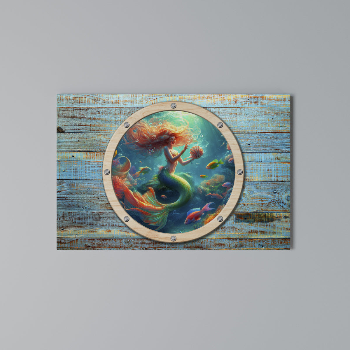 MERMAID DREAMS Stampa su tela orizzontale