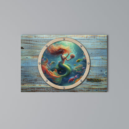 MERMAID DREAMS Stampa su tela orizzontale