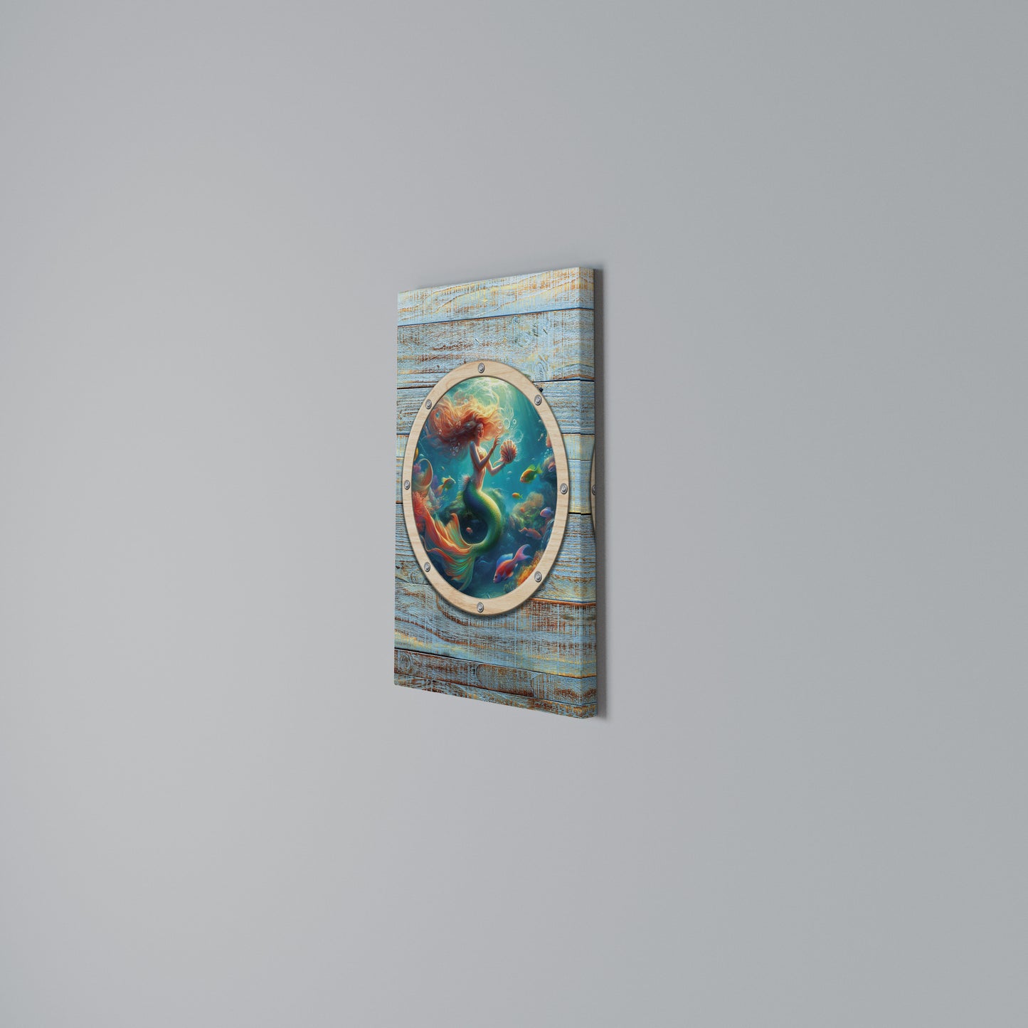 MERMAID DREAMS Vertical Canvas Print
