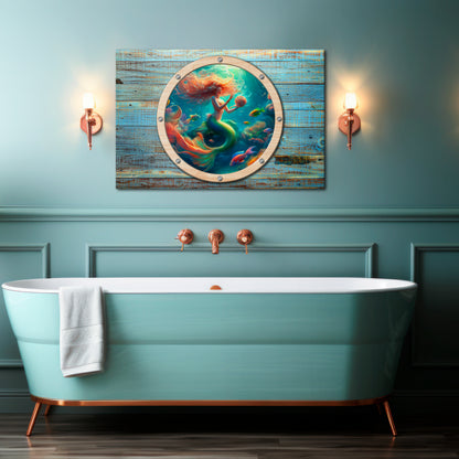 MERMAID DREAMS Stampa su tela orizzontale