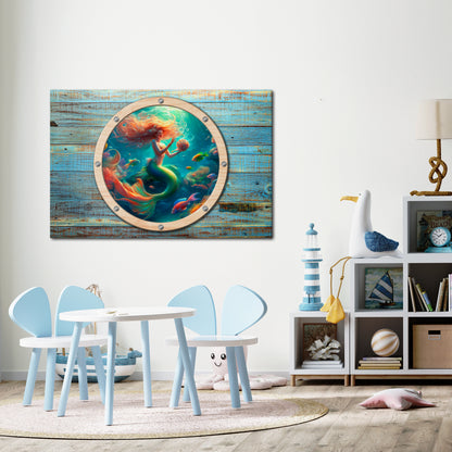 MERMAID DREAMS Stampa su tela orizzontale