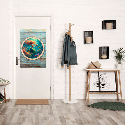 Poster verticale staccabile e attaccabile MERMAID DREAMS