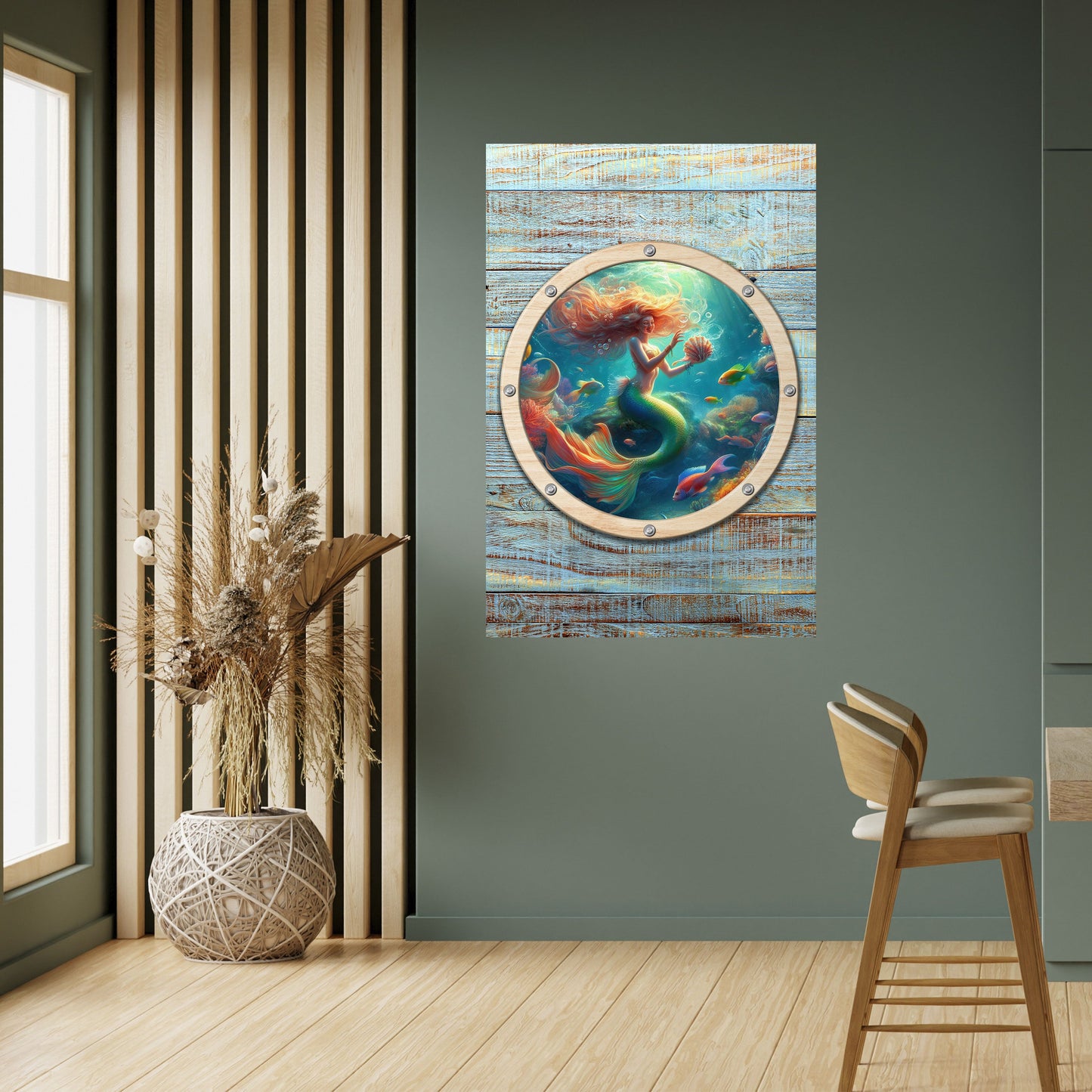Poster verticale staccabile e attaccabile MERMAID DREAMS