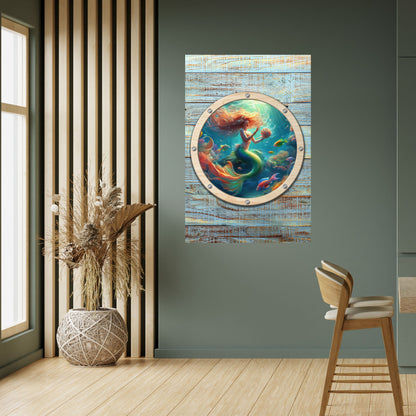 Poster verticale staccabile e attaccabile MERMAID DREAMS