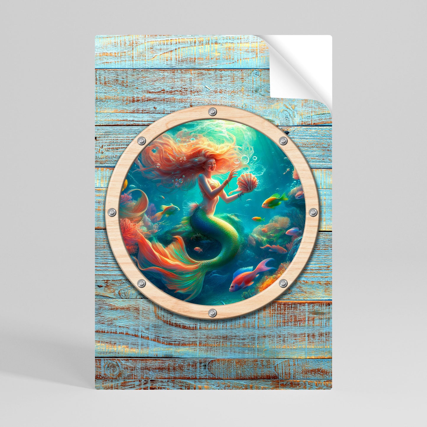 Poster verticale staccabile e attaccabile MERMAID DREAMS