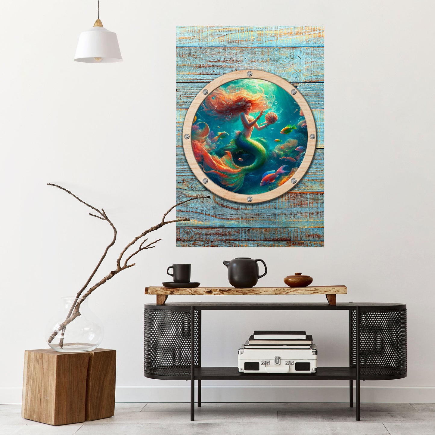 Poster verticale staccabile e attaccabile MERMAID DREAMS