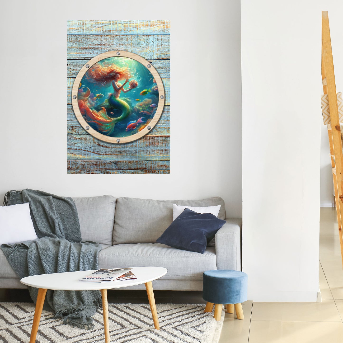Poster verticale staccabile e attaccabile MERMAID DREAMS