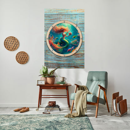 Poster verticale staccabile e attaccabile MERMAID DREAMS