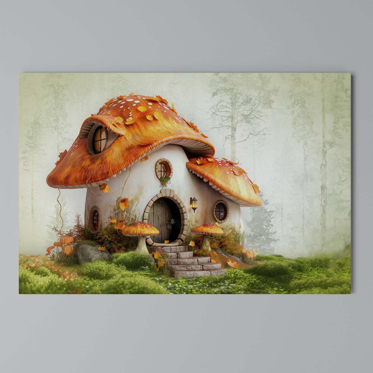 MYSTIC TOADSTOOL Stampa su tela orizzontale