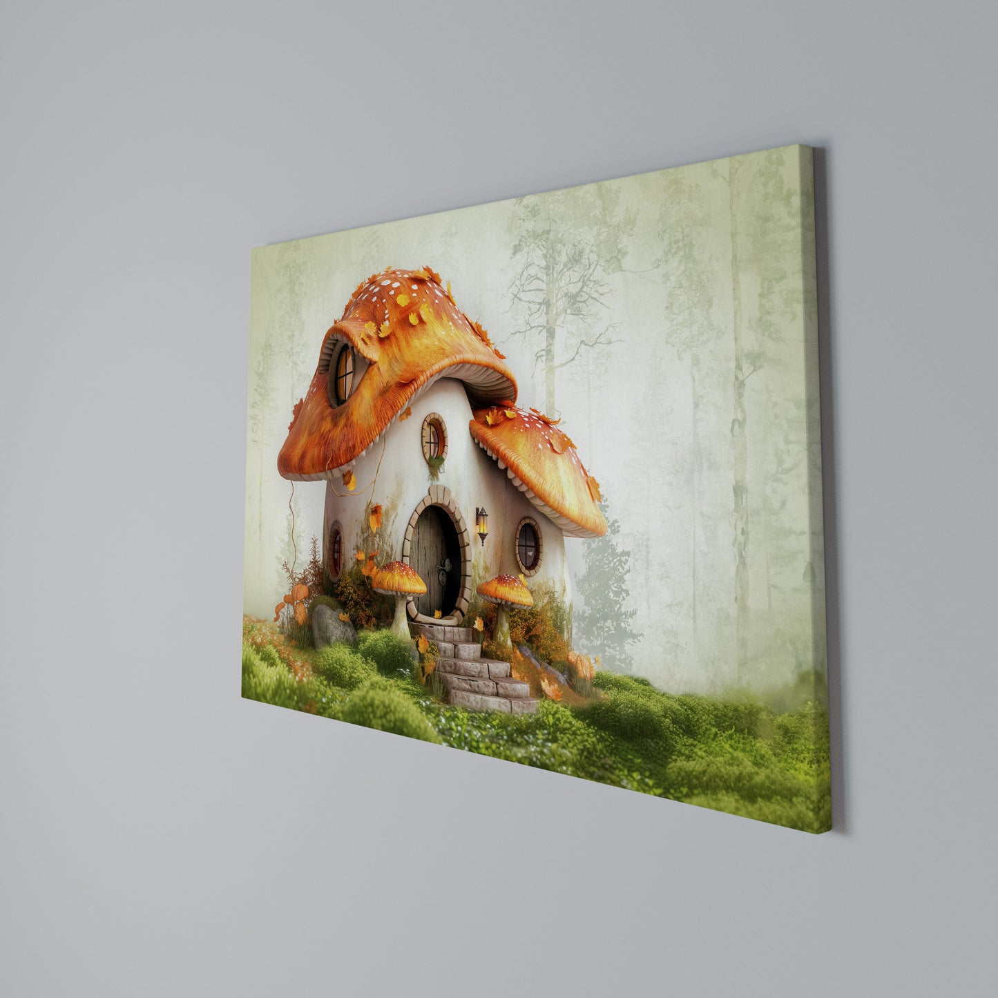 MYSTIC TOADSTOOL Stampa su tela orizzontale