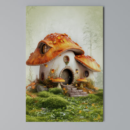 MYSTIC TOADSTOOL Stampa su Tela Verticale
