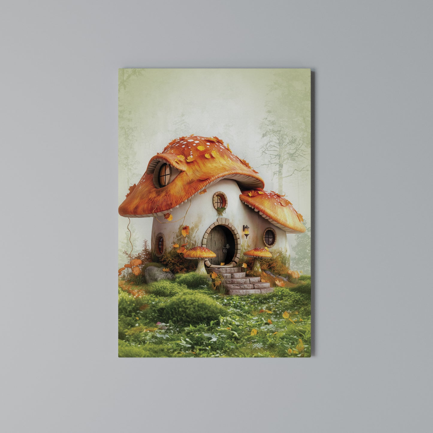 MYSTIC TOADSTOOL Stampa su Tela Verticale