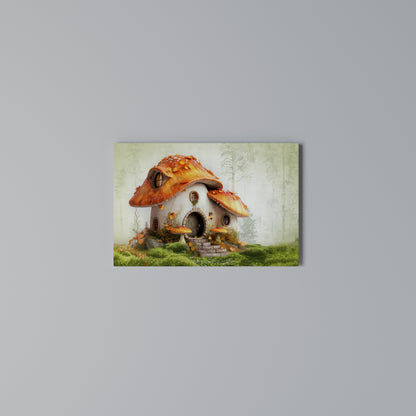 MYSTIC TOADSTOOL Stampa su tela orizzontale