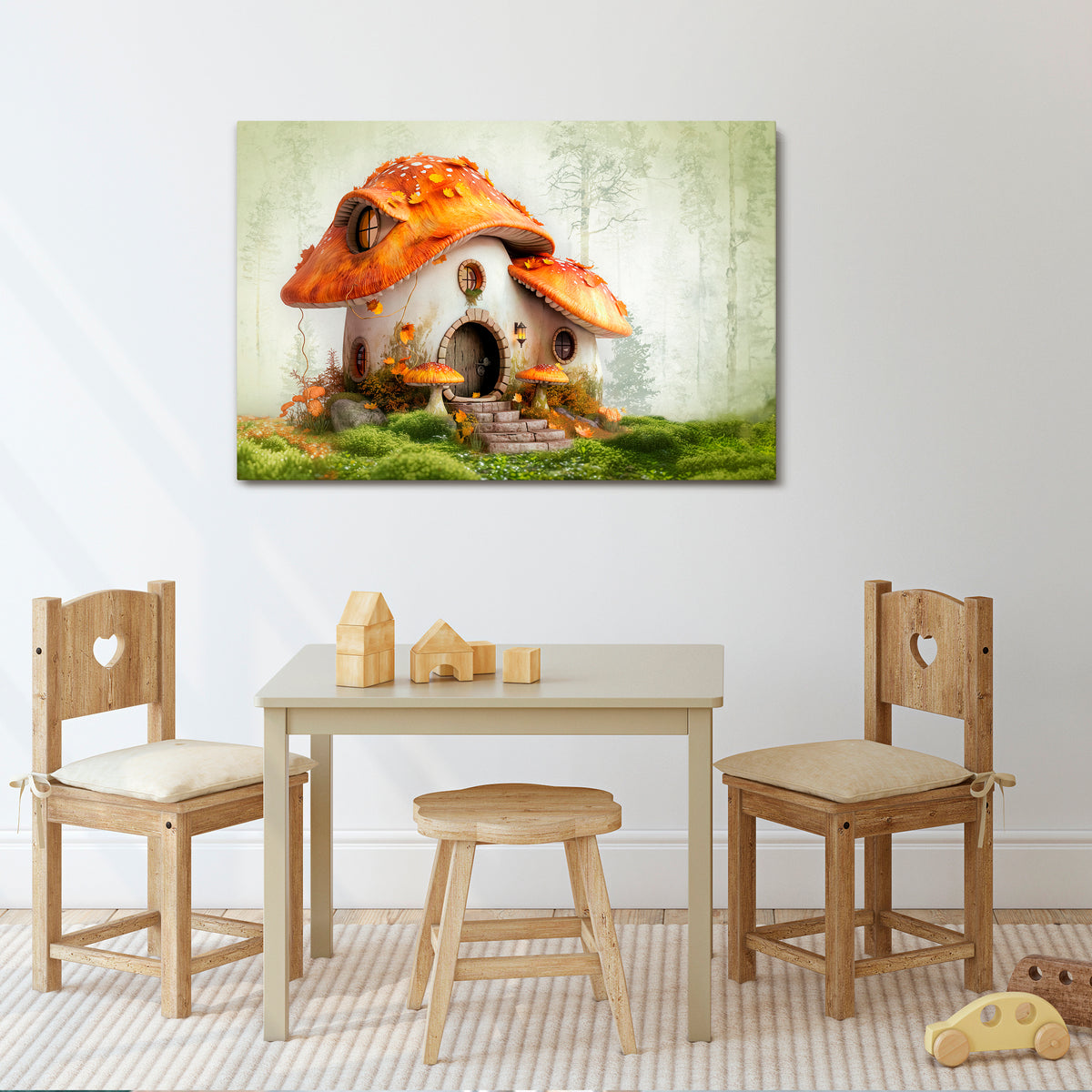 MYSTIC TOADSTOOL Stampa su tela orizzontale