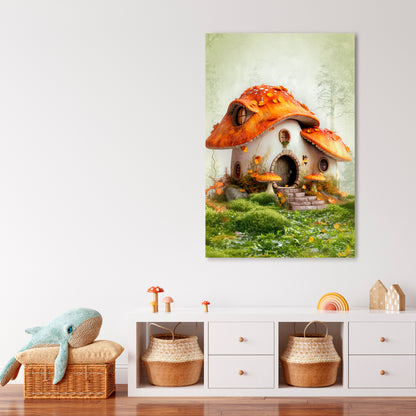 MYSTIC TOADSTOOL Vertical Canvas Print