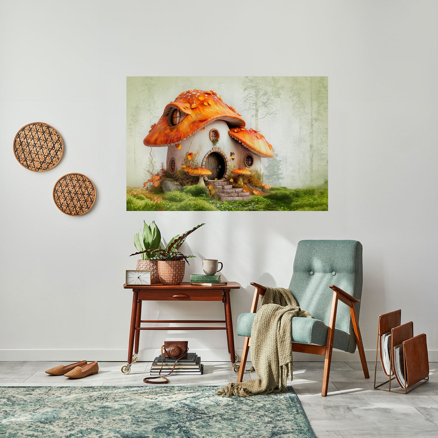 Poster orizzontale staccabile e attaccabile MYSTIC TOADSTOOL