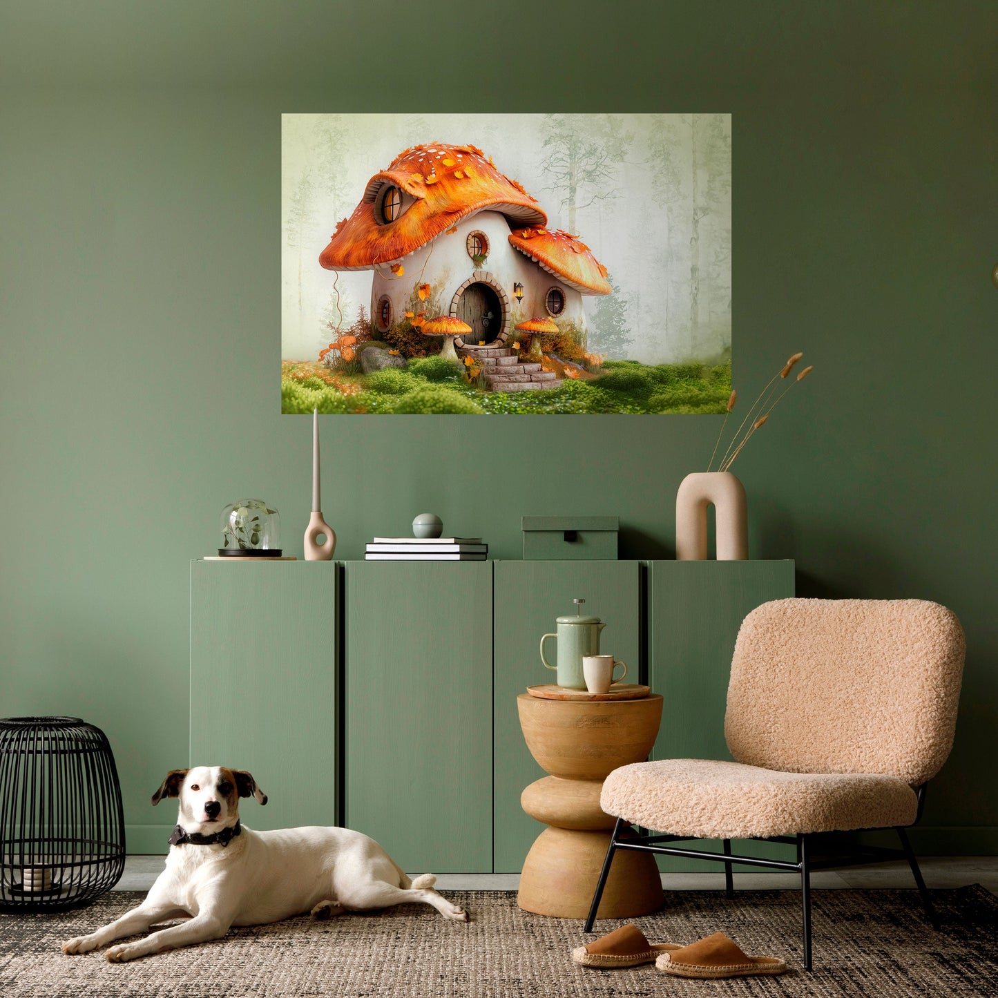 Poster orizzontale staccabile e attaccabile MYSTIC TOADSTOOL