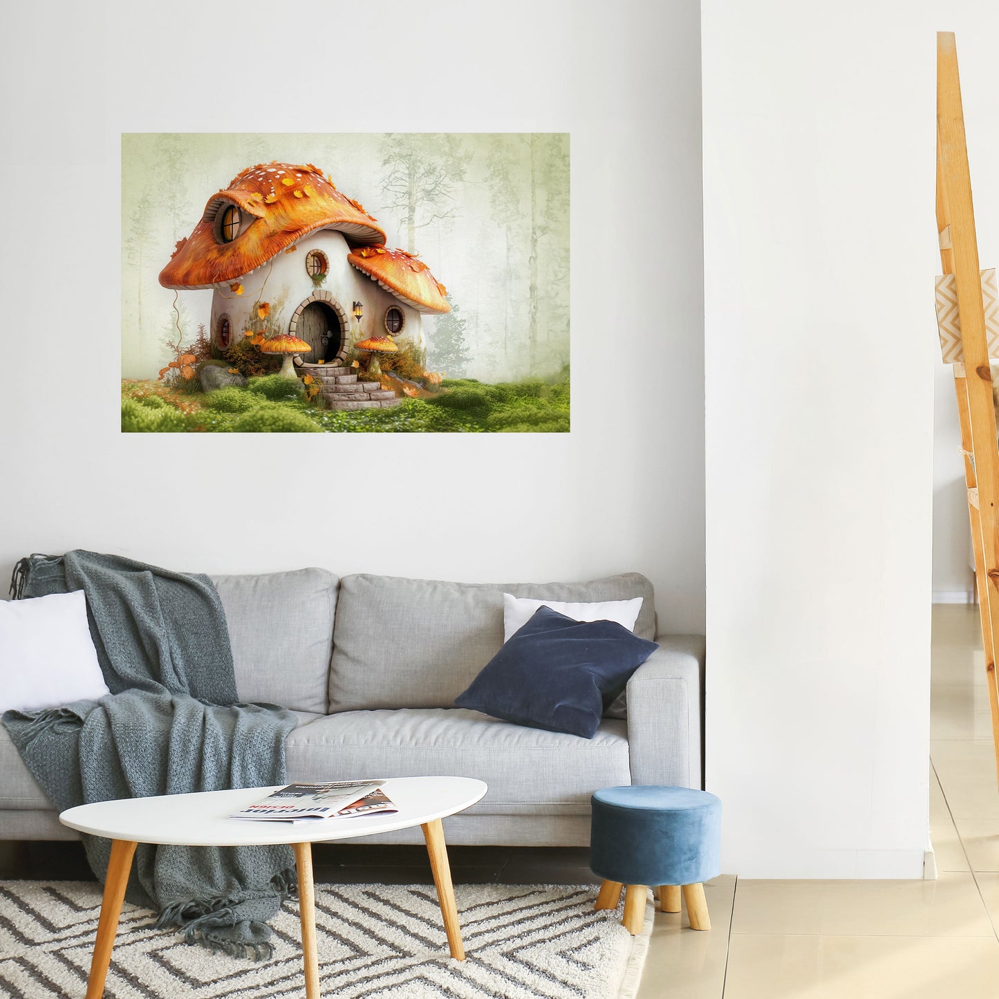 Poster orizzontale staccabile e attaccabile MYSTIC TOADSTOOL