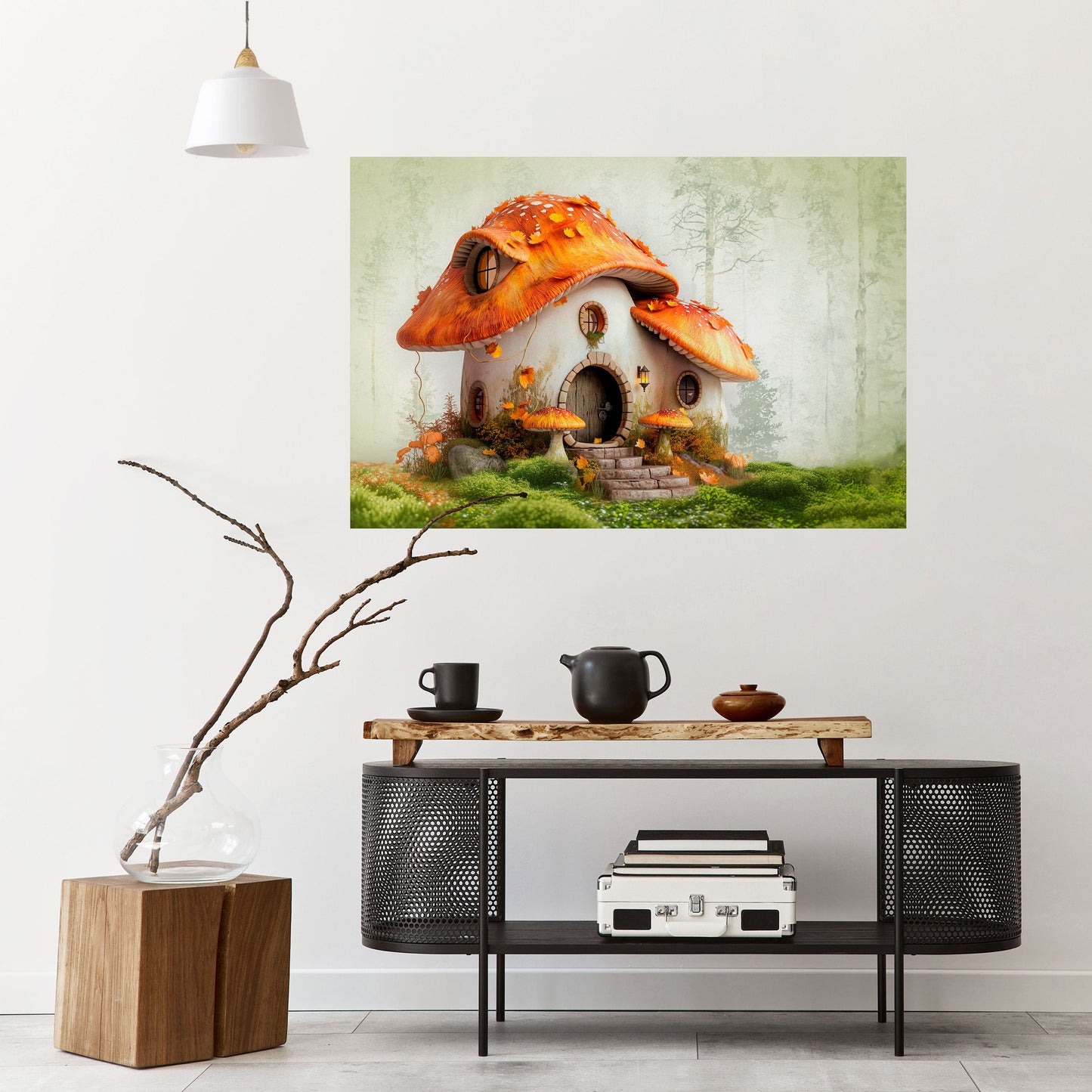 Poster orizzontale staccabile e attaccabile MYSTIC TOADSTOOL