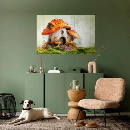 Poster orizzontale staccabile e attaccabile MYSTIC TOADSTOOL