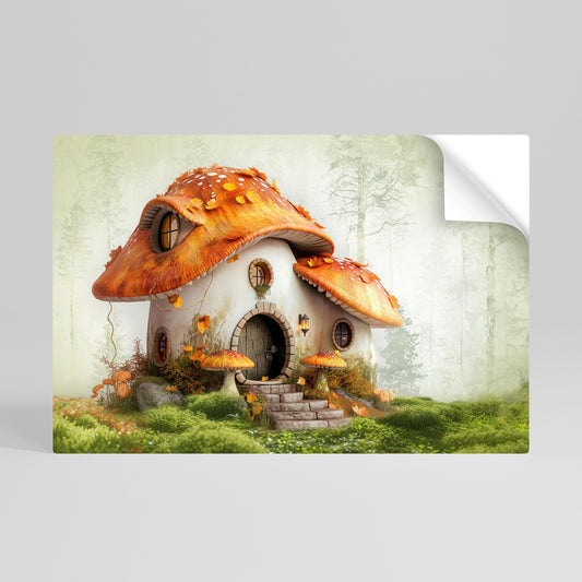 Poster orizzontale staccabile e attaccabile MYSTIC TOADSTOOL