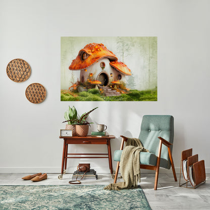 Poster orizzontale staccabile e attaccabile MYSTIC TOADSTOOL