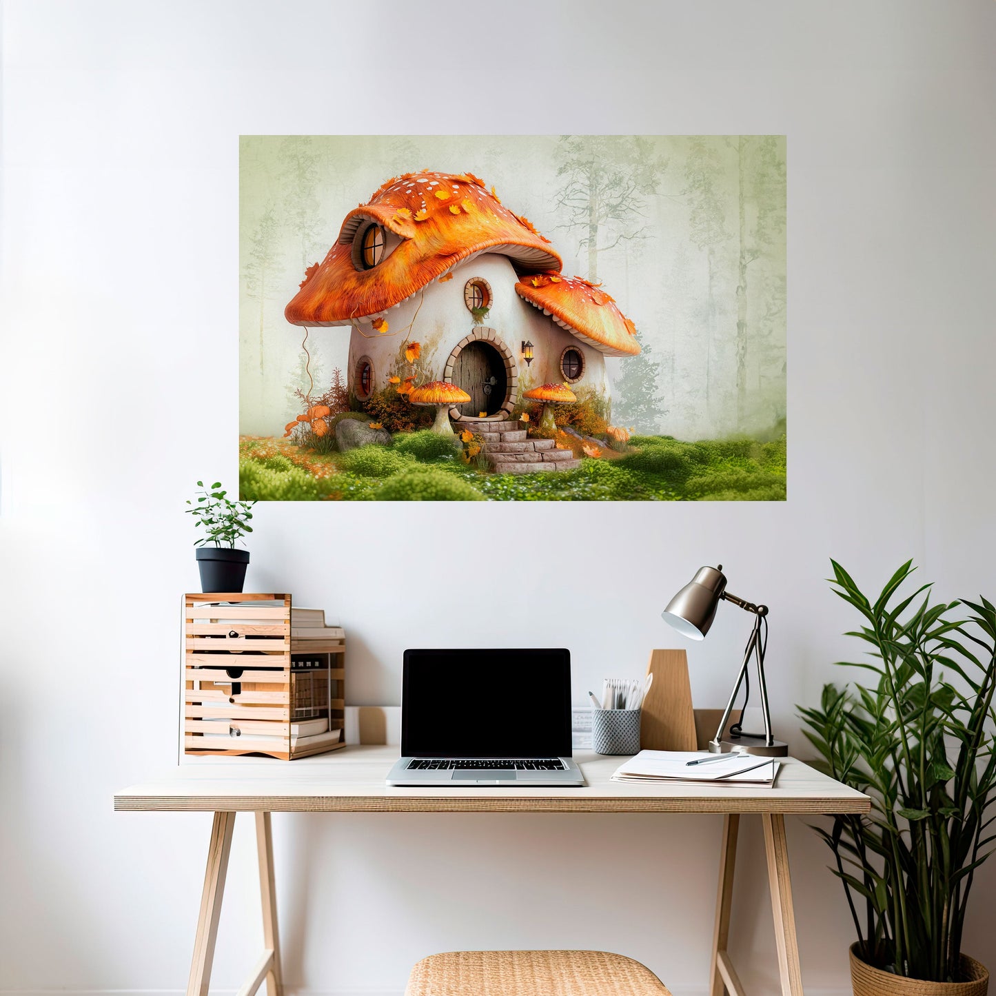 Poster orizzontale staccabile e attaccabile MYSTIC TOADSTOOL